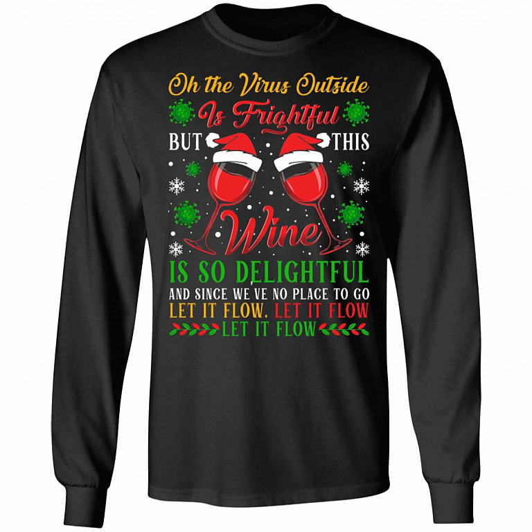 Wine Delightful Hoodie, Black, Long Sleeve