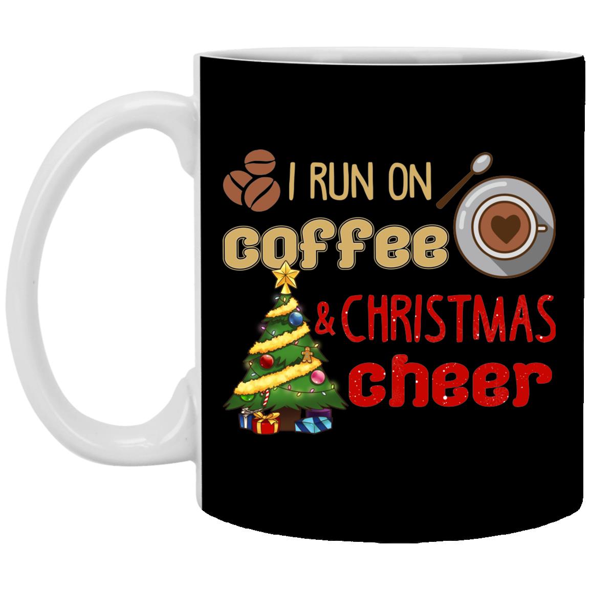 Coffee Mug, Black, 11 oz. White Mug Coffee Mug, Black, 11 oz. White Mug