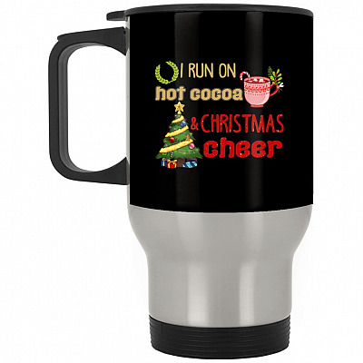14 oz. Silver Travel Mug