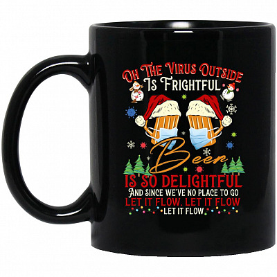 11 oz. Black Mug