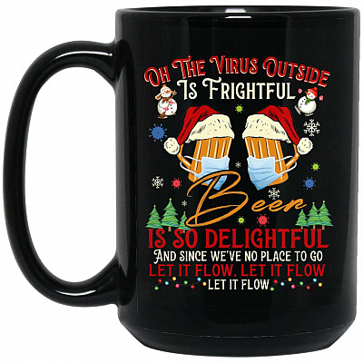 15 oz. Black Mug