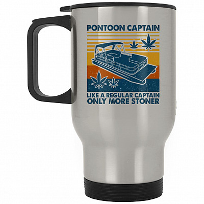 14 oz. Silver Travel Mug