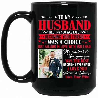 15 oz. Black Mug