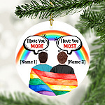 4VT. I Love You More LGBT ornament mk1