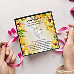 5Th. Be A Sunflower, LOVE MOM Forever Love Necklace (Silver) 5
