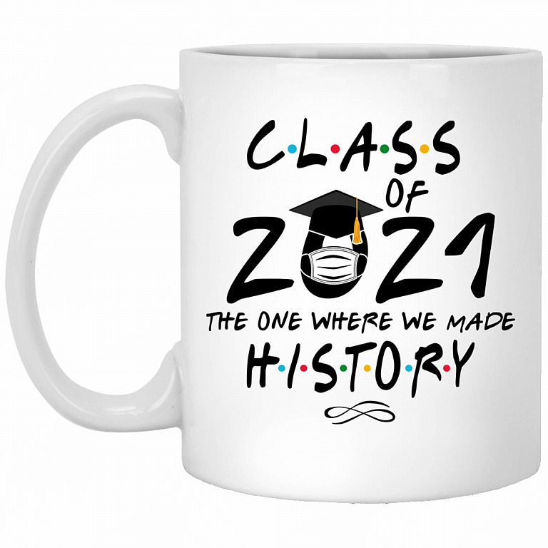 Class of 2021 Mug, White, 11 oz. White Mug