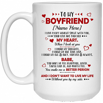 15 oz. White Mug