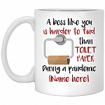 Personalized A Boss Like You Mug, White, 11 oz. White Mug