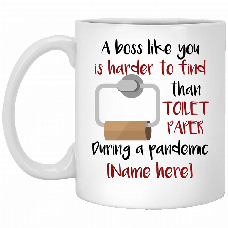 Personalized A Boss Like You Mug, White, 11 oz. White Mug
