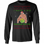 I Have A Big Package For You, Black, Long Sleeve