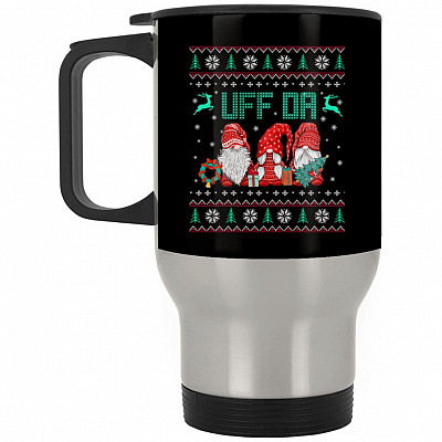 14 oz. Silver Travel Mug
