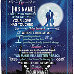 Personalized I Love Every Moment, White, Cozy Plush Fleece Blanket - 50x60 Personalized I Love Every Moment, White, Cozy Plush Fleece Blanket - 50x60