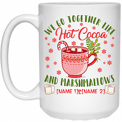 15 oz. White Mug