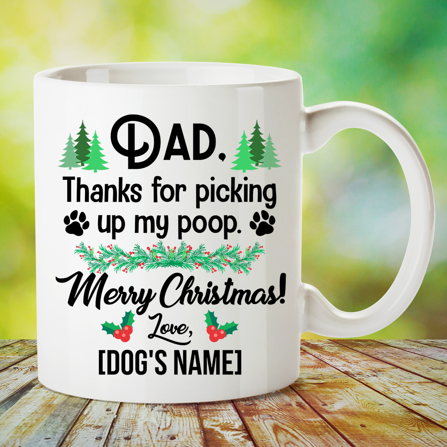 10VT. Dad Thanks For Picking My Poop Christmas-mk1