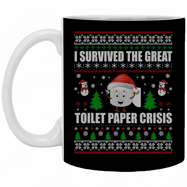 I Survived Mug, Black, 11 oz. White Mug