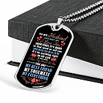 To My Husband Never Forget That I Love You Your Are My Best Friend My Soulmate Dog Tag Pendant Necklace - Dog Tag (Silver) To My Husband Never Forget That I Love You Your Are My Best Friend My Soulmate Dog Tag Pendant Necklace - Dog Tag (Silver)