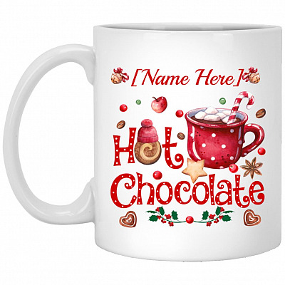 Personalized Hot Mug, White, 11 oz. White Mug