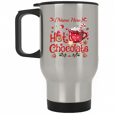 14 oz. Silver Travel Mug