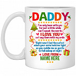 Personalized Dear Daddy Funny Mug, White, 11 oz. White Mug
