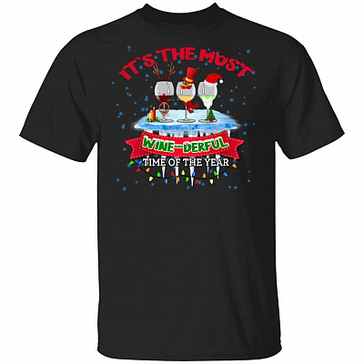 Winederful Shirt, Black, Unisex T-Shirt