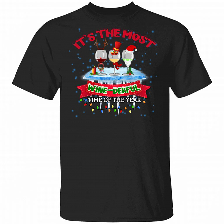 Winederful Shirt, Black, Unisex T-Shirt