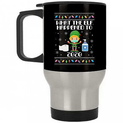 14 oz. Silver Travel Mug