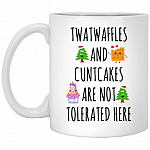 Twatwaffle Cuntcake, White, 11 oz. White Mug