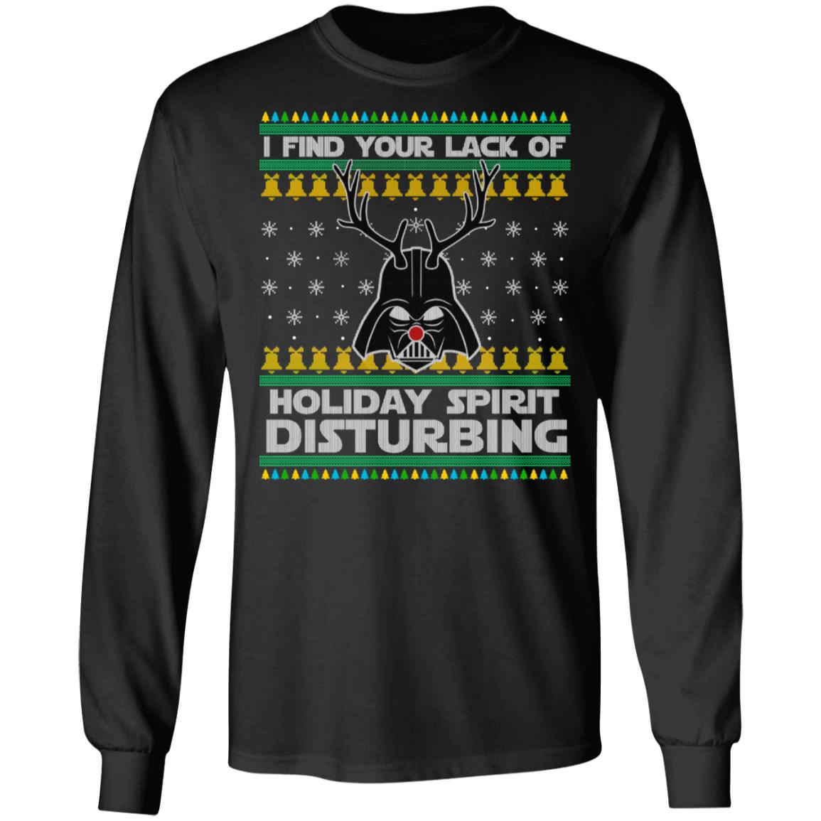 Darth Reindeer I Find Your, Black, Long Sleeve