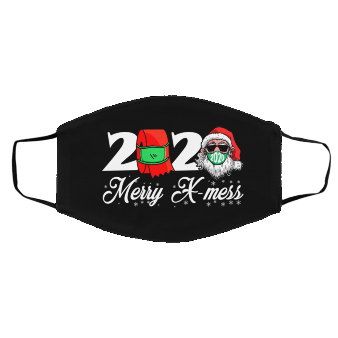 Merry X-Mess 2020 Pandemic Christmas Washable Reusable Custom - Printed Cloth Face Mask Cover, Black, Cloth Face Cover – Medium/Large Merry X-Mess 2020 Pandemic Christmas Washable Reusable Custom - Printed Cloth Face Mask Cover, Black, Cloth Face Cover – Medium/Large