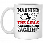 Warning Mug, White, 11 oz. White Mug