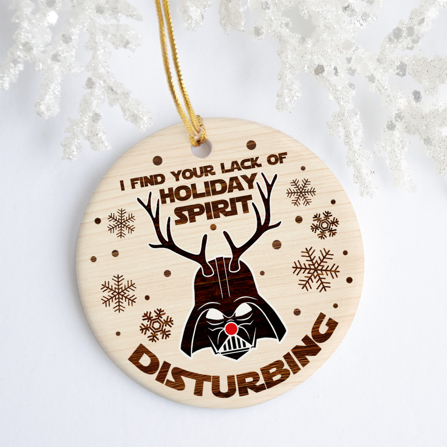 3P. Vader lack holiday ornament MK