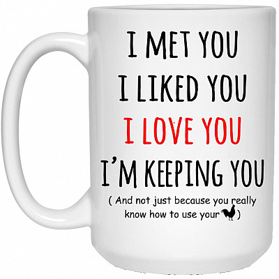 15 oz. White Mug
