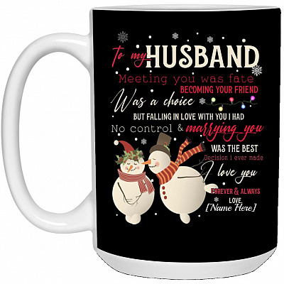 15 oz. White Mug