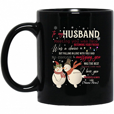 11 oz. Black Mug