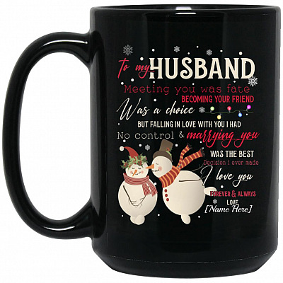 15 oz. Black Mug