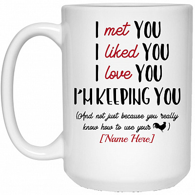 15 oz. White Mug