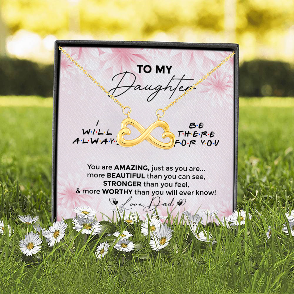 4P. Ill be there scale Infinity Heart Necklace (Gold) 2