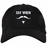 Doc Hat, Black, Brushed Twill Dad Cap
