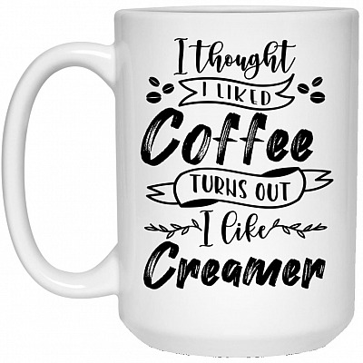 15 oz. White Mug