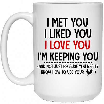 15 oz. White Mug