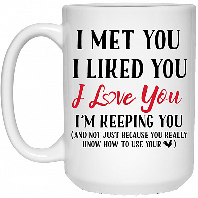 15 oz. White Mug