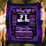To My WIfe Never Forget That I Love You Blanket 2