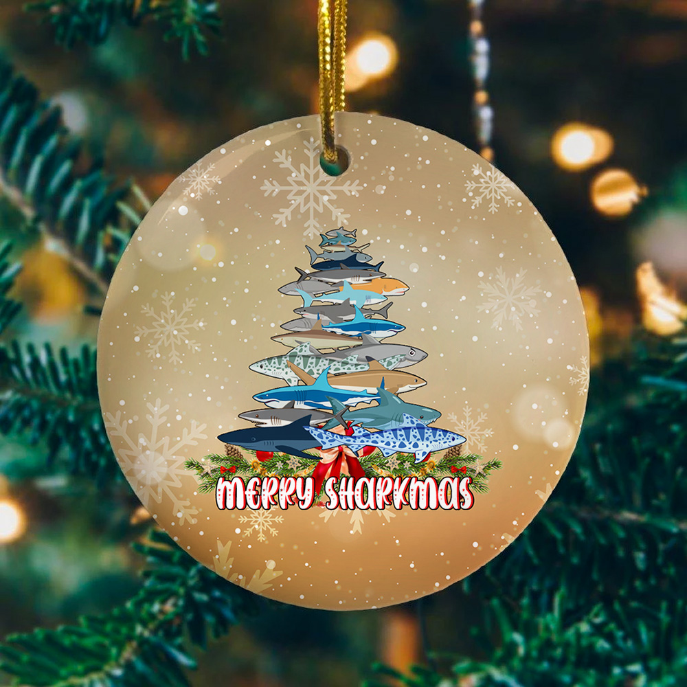 Merry Sharkmas Ornament