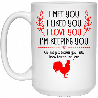 15 oz. White Mug
