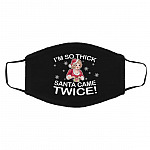 Came Twice Mask, Black, Cloth Face Cover – Medium/Large