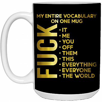 15 oz. White Mug