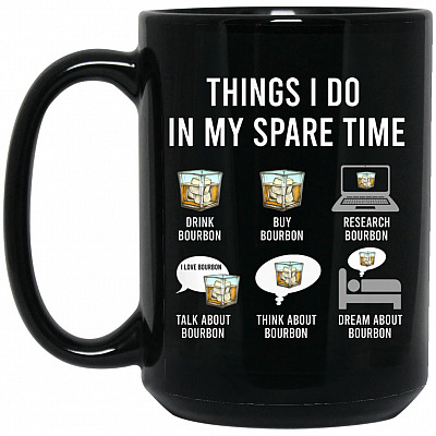 15 oz. Black Mug