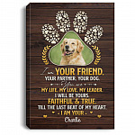 Personalized Photo I Am Your Friend, White, 0.75'' Framed Canvas