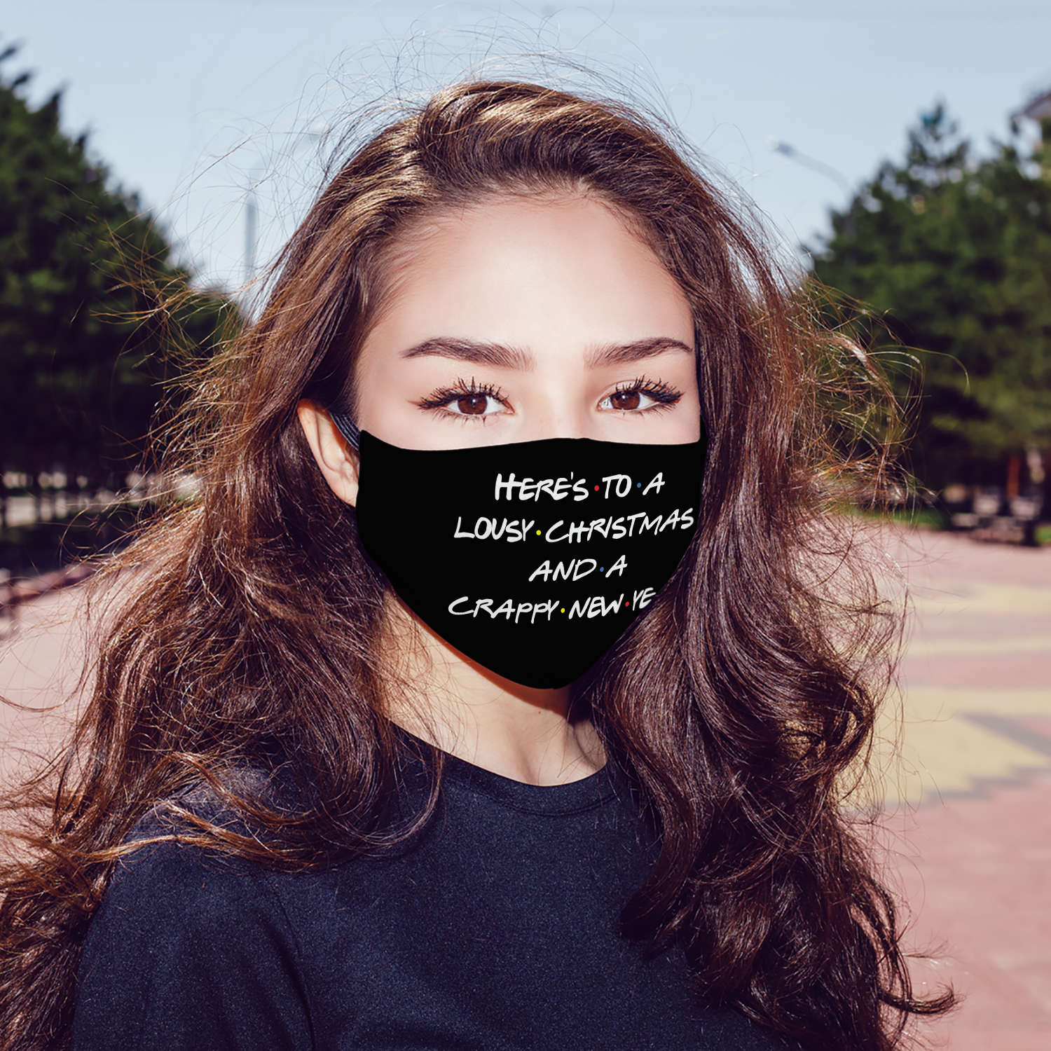 1UT. A Crappy New Year mask mockup