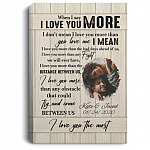 Personalized Photo When I Say I Love Canvas, White, 0.75'' Framed Canvas Personalized Photo When I Say I Love Canvas, White, 0.75'' Framed Canvas